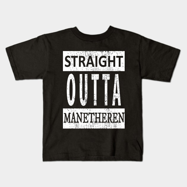 Straight Outta Manetheren , The Wheel of Time Kids T-Shirt by UniqueBoutiqueTheArt